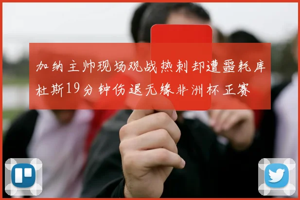 加纳主帅现场观战热刺却遭噩耗库杜斯19分钟伤退无缘非洲杯正赛